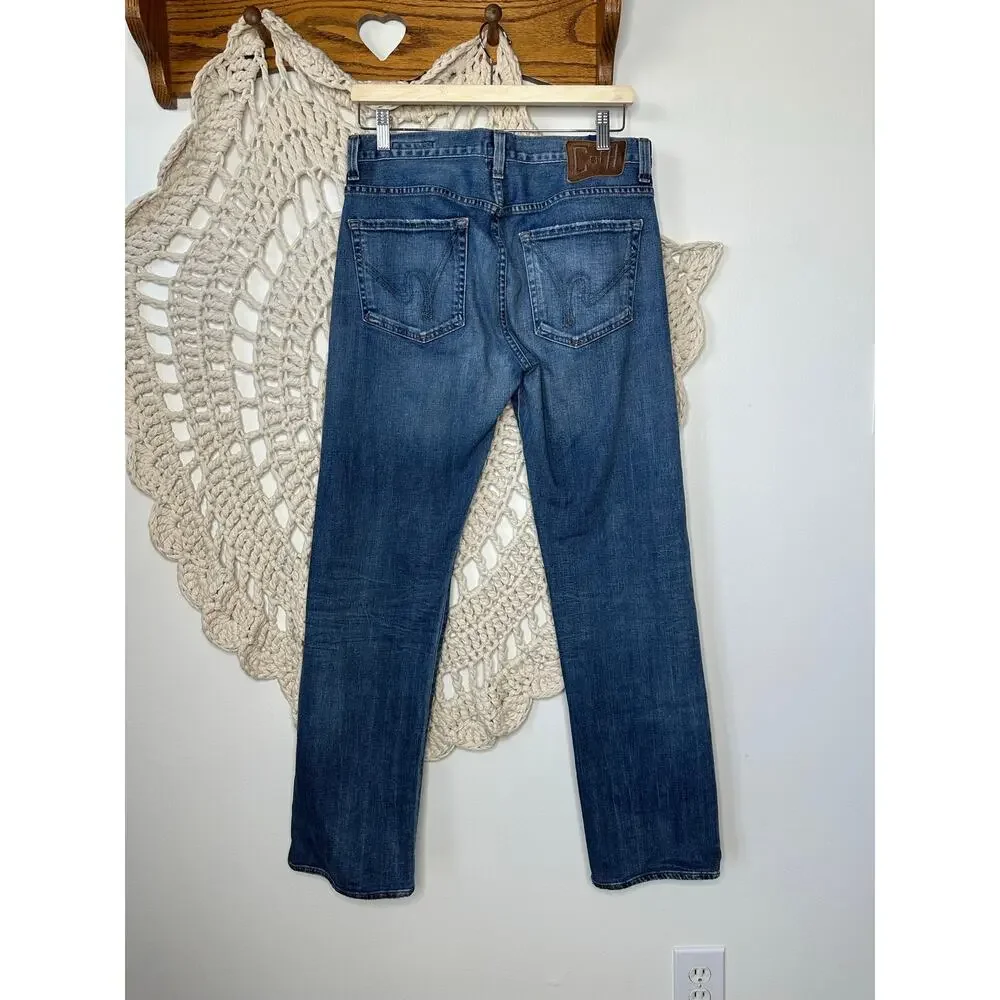 Citizens Of Humanity Sid Straight Leg Jeans in Lawrence Size 31 x 30